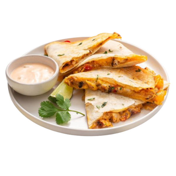 CHICKEN OR STEAK QUESADILLA