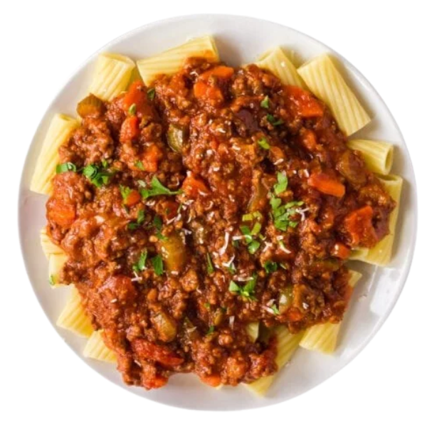 PENNE WITH MEAT SAUCE